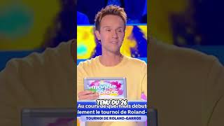 Quiz  connaissezvous le tournoi RolandGarros  jeu quiz tlmvpsp cyrilferaud television live [upl. by Duvall]