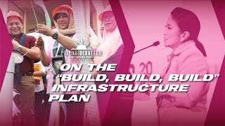 VP Leni Robredo on “Build Build Build” infrastructure plan  PilipinasDebates2022 [upl. by Marcelia852]