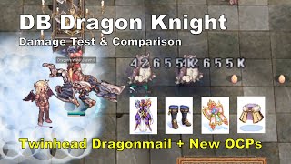 BB iRO DB Dragon Knight  Damage Comparison quotFeat Twinhead Dragonmail  New OCPs  IRO Chaos [upl. by Ayokahs]