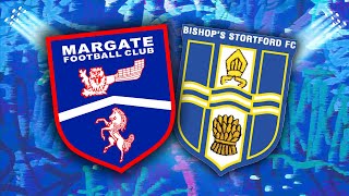 HIGHLIGHTS  LEAGUE  Margate FC v Bishops Stortford FC  11th February 2023 [upl. by Saref]