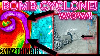 🤯SEVERE Weather Event quotA ONCEINADECADEquot BOMB CYCLONE About to Hit WEST COAST [upl. by Sivaj531]