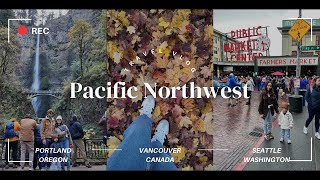 Travel Vlog🍂 5day roadtrip California to Pacific NorthwestPortland  Seattle  Vancouver [upl. by Leiahtan103]