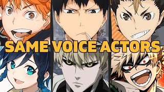 Haikyuu All Characters Japanese Dub Voice Actors Seiyuu Same Anime Characters [upl. by Ahsiekam]