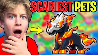 Top 5 SCARIEST Pets in Prodigy RARE [upl. by Ittocs]