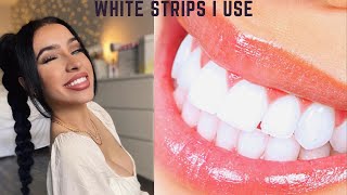 HOW TO WHITEN TEETH AT HOME FAST amp CHEAP  Crest 3D White Strips vs HiSmile Before  After Review [upl. by Aneehs]