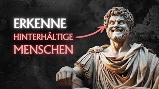 Wie du MANIPULATION und hinterhältige Menschen SOFORT erkennst  Die stoische Methode  Stoizismus [upl. by Ititrefen195]