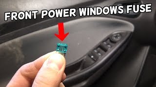 FRONT POWER WINDOWS FUSE LOCATION AND REPLACEMENT FORD FOCUS MK3 20122018 [upl. by Sandy]