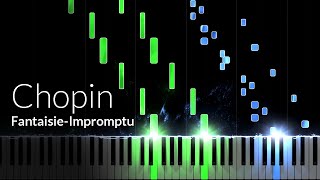 FantaisieImpromptu Opus 66  Chopin Piano Tutorial Synthesia [upl. by Weitman]