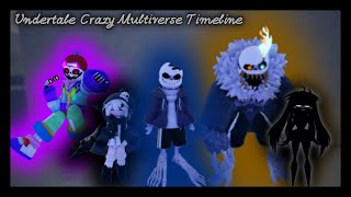 RobloxHalloween UpdateUndertale Crazy Multiverse Timeline [upl. by Enyahc]