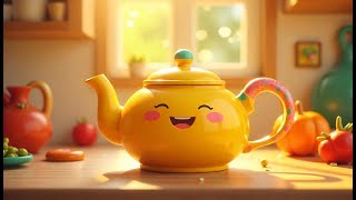 Im a Little Teapot  Kids Poems amp Nursery Rhymes by Jingle Station [upl. by Atonsah]