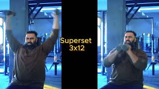 Superset exercise full body Must tryBMfitness83 4u fitnessjourney bodyweighttraining [upl. by Yam]