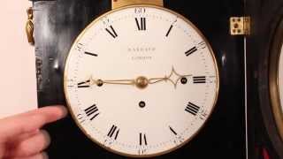 Antique Bracket Clock Barraud London Circa 1780 [upl. by Jemmy649]