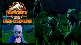 Compsognathus Dinner  Jurassic World Camp Cretaceous [upl. by Bounds]