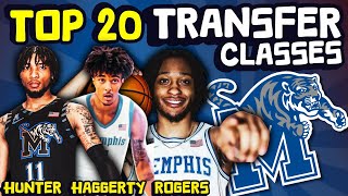 Meet The Transfers  Memphis  Top 20 College Basketball Transfer Portal Class Rankings [upl. by Eiloj586]