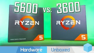 Ryzen 5 3600 vs Ryzen 5 5600 Worth Upgrading 25 Game Benchmark 1080p amp 1440p [upl. by Adamina]