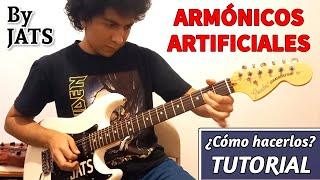 ¿Cómo hacer armónicos artificiales Pinch Harmonics Tutorial by JATS [upl. by Yadsendew]