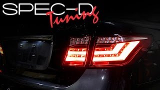 SPECDTUNING INSTALLATION VIDEO 2006  2009 LEXUS LS460 LED TAIL LIGHTS [upl. by Crompton]