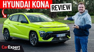 2024 Hyundai Kona inc 0100 braking autonomy review [upl. by Iuqcaj631]