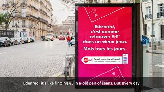 Edenred launches its first advertising campaign in France EN SUB [upl. by Llewxam]