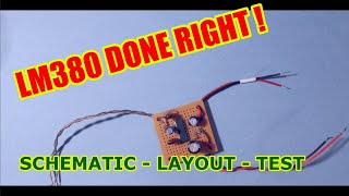 Build the BEST LM380 audio amplifier [upl. by O'Donnell830]