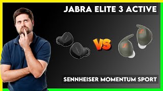 Jabra Elite 3 Active vs Sennheiser Momentum Sport Comparison [upl. by Nipha]