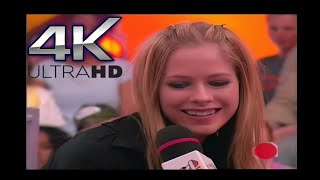 Avril Lavigne  Interview TRL UK 23042004 REMASTERED 4K [upl. by Joelie]