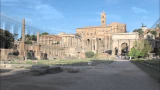 Forum Romanum Vergleich heute und damals 210nChr  I [upl. by Aloibaf]