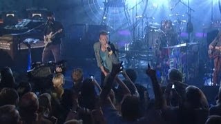 Coldplay  Viva La Vida Live on Letterman [upl. by Nnaik]