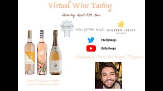 Virtual Wine Tasting  Wolffer Estate Vineyard ft Brett Vergara [upl. by Pournaras836]