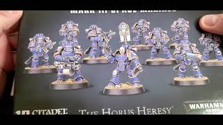 Horus Heresy MkIII Space Marines Review [upl. by Eicyac]