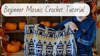 Part 1 Overlay Mosaic Crochet Tutorial [upl. by Pachston]