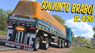 SCANIA R420 NA GRANEL 2 EIXOS  PRIMEIRO FRETE DA CEBOLA  ETS 2 MODS [upl. by Leahcam]