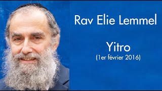 Rav Elie Lemmel  17 Yitro [upl. by Raleigh]