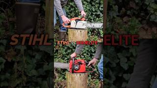 Chainsaw Sound Off STIHL 032 vs HOMELITE 360 vintage [upl. by Nnyroc]