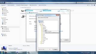 How to Map a Network Drive in Windows 7 [upl. by Averil]