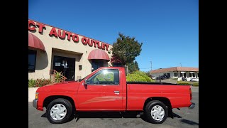 1995 Nissan D21 Hard Body Pickup in depth walk around video review [upl. by Lotson]