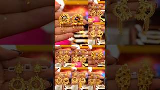 2025 latest gold jhumka design goldjhumka goldearrings shortvideo fashion [upl. by Nahtanha]