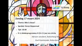 Adriaen Janszkerk  Kerkdienst 17 maart 2024 [upl. by Marven797]