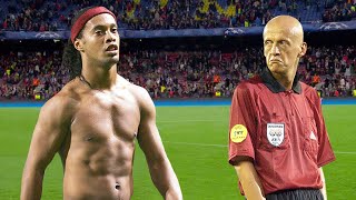 Pierluigi Collina will never forget this humiliating performance by Ronaldinho [upl. by Stephani]