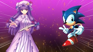 Giant Wing X Patchouli Knowledges Theme Sonic The Fighters X Touhou 6 Mashup [upl. by Irabaj]