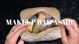 ASMR rummaging through Makeup bag no talking  triggers [upl. by Enyrhtak]