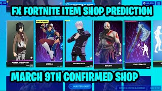 March 9th Fortnite Item Shop CONFIRMED  Fortnite Early Item Shop Prediction March 9th [upl. by Dimah]