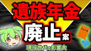 【最速】2025年年金改正直前！遺族年金､見直し廃止論議｡現役世代も影響大【会社員･社会保険･基礎･厚生生命計算方法･受給資格老齢･障害中高齢寡婦加算とは支給額65歳相続ずんだもん】 [upl. by Pruchno]