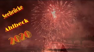 Seebrücke Ahlbeck Silvester 2019 Neujahrsfeuerwerk 2020  Ostsee Insel Usedom [upl. by Nelram287]