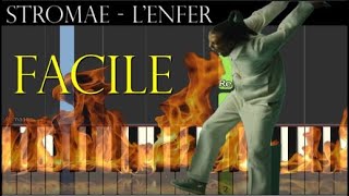 Stromae  Lenfer piano facile [upl. by Aihsotal]