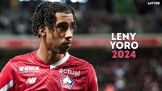 Leny Yoro 2024  The Perfect Defender  Skills Goals Tackles amp Passes  HD [upl. by Yelsiap]