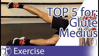 Top 5 Gluteus Medius Exercises [upl. by Laohcin]