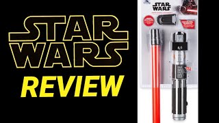 REVIEW Disney Store Star Wars Darth Vader Lightsaber with removable blade [upl. by Remos124]