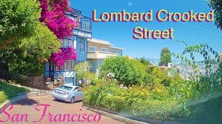 Lombard Street the Crookedest Street in the World is one of San Franciscos most popular landmarks [upl. by Nedle]