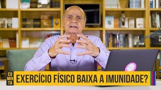 É verdade que atividade física baixa a imunidade  Drauzio Comenta 89 [upl. by Ariamat]